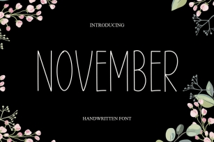 November Font Download