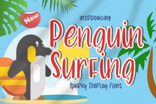 Penguin Surfing Font Download