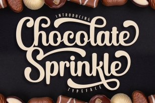 Chocolate Sprinkle Font Download