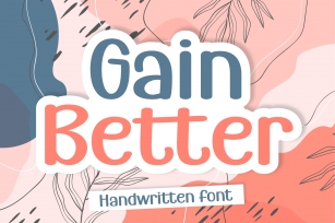 Gain Better Font Download