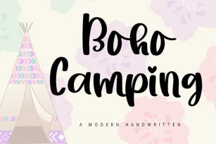Boho Camping Font Download
