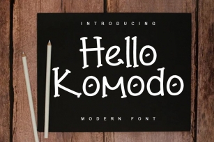 Hello Komodo Font Download