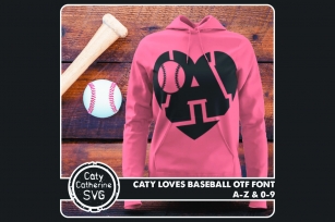 Caty Loves Baseball Font Download
