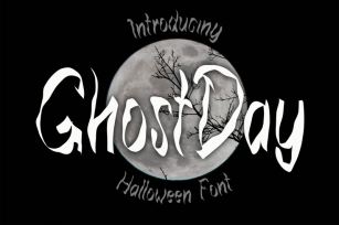 Ghost Day - Halloween Horror Font Font Download