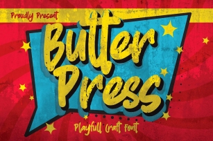 Butter Press Font Download