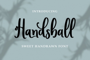 Handsball Font Download