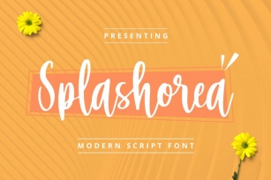 Splashorea Font Download