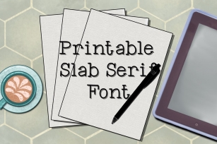 Printable Slab Serif Font Download