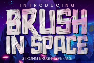 Brush In Space Font Download
