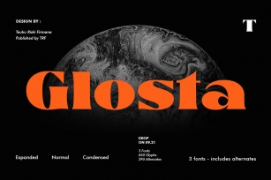 Glosta 35% Off Font Download