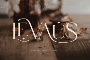 Levaus - Ligature Typeface Font Download