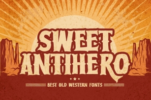 Sweet Antihero-Vintage Western Font Download