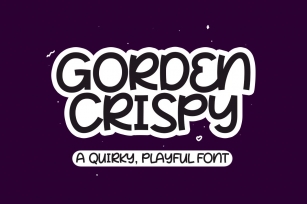 Gorden Crispy Font Download