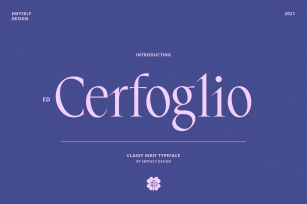 ED Cerfoglio Font Download