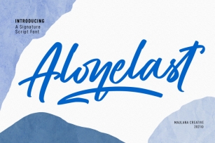 Alonelast Signature Script Font Font Download