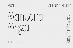 Mantara Mega Font Download