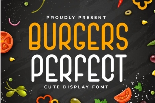 Burgers Perfect - Display Font Font Download