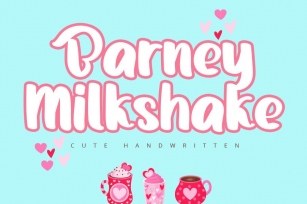Barney Milkshake Font Download
