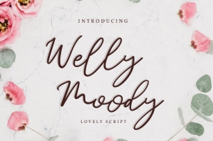Welly  Moody Font Download
