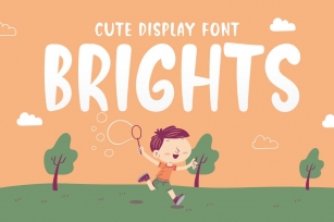 Brights - Display Handwriting Font Font Download