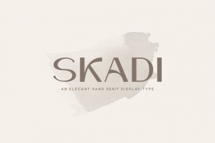 Skadi Typeface Font Download