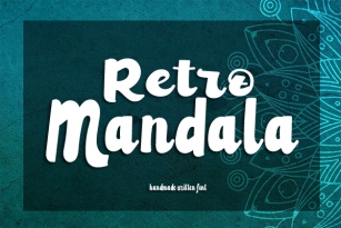 Retro Mandala Font Download