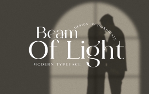 Beam of Light Font Download