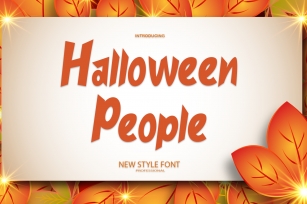 Halloween People Font Download