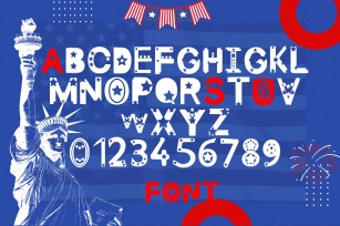Happy 4th of July Font Download