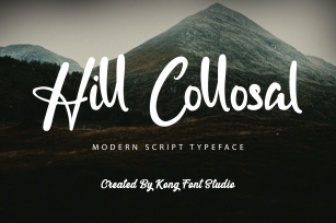 Hill Collosal Font Download