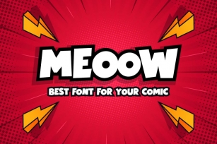 Meeow - Playful Comic Font Font Download