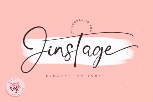 Jinstage Script Font Download