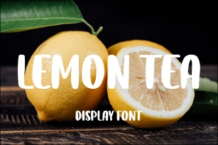 Lemon Tea- Display Font Download