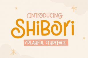 DS Shibori – Playful Typeface Font Download
