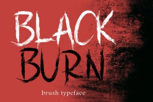 AM Blackburn - Brush Typeface Font Download