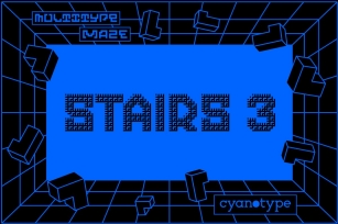 MultiType Maze Stairs 3 Font Download