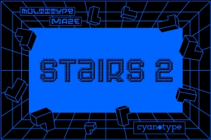 MultiType Maze Stairs 2 Font Download