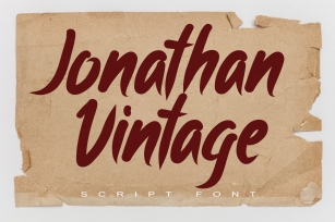 Jonathan Vintage Font Download