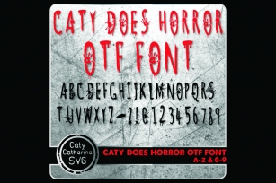 Caty Does Horror Font Download