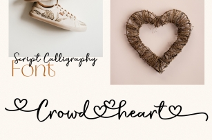 Crowd Heart Script Calligraphy Font Download