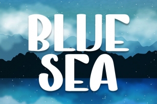 Blue Sea Font Download