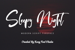 Sleepy Nigh Font Download