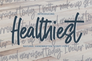 Healthiest Font Download