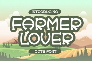 Farmer Lover - Display Font Font Download