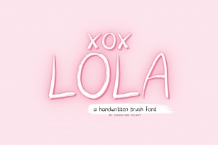 XOX LOLA Font Download
