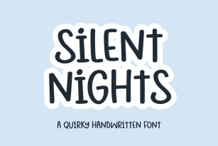 Silent Nights Font Download