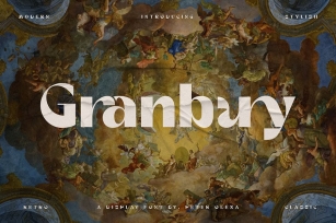 Granbury - Modern Bold Sans Font Download
