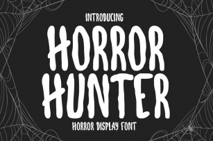 Horror Hunter - Handwritten Display Font Font Download