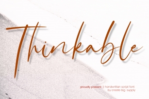 Thinkable Font Download