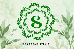 Monogram Stevia Font Download